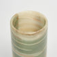 Antique Light Green Marble Fluted Vase