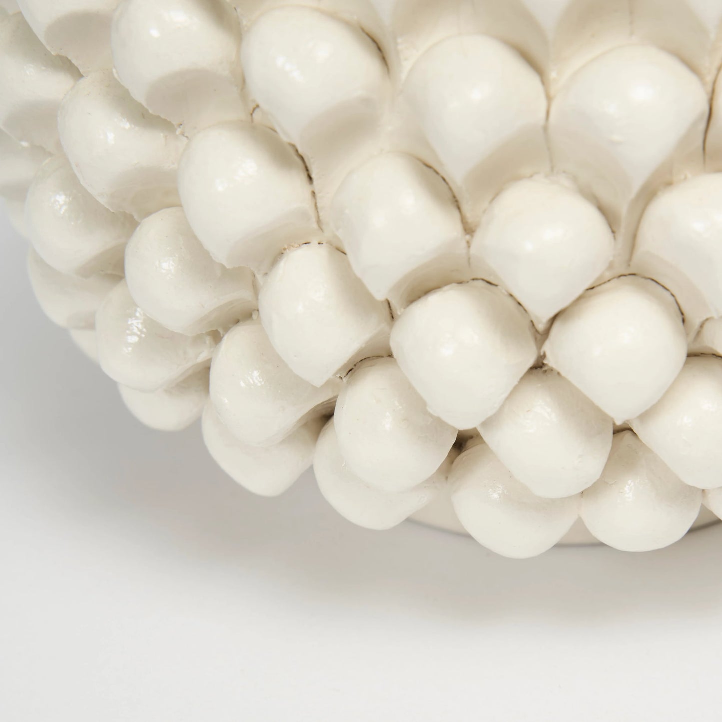 White Acorn Bowl