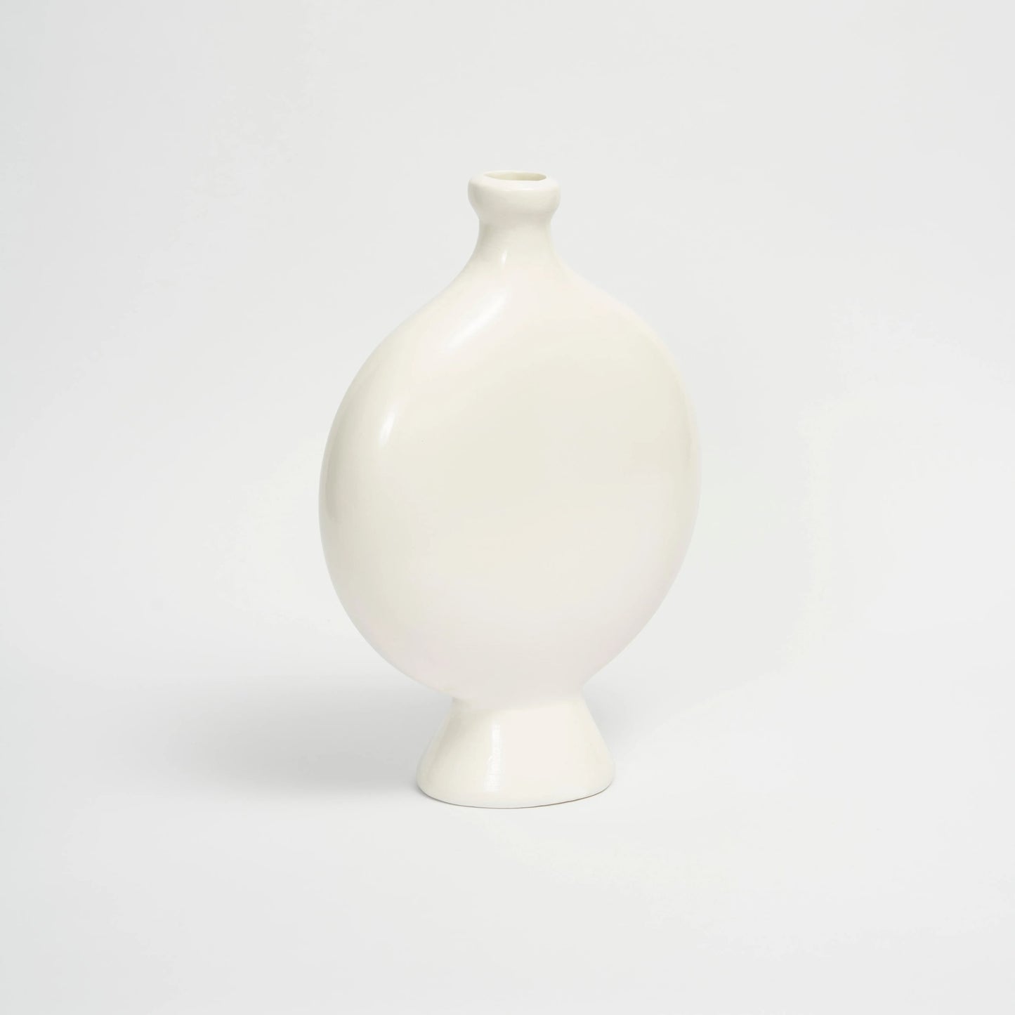 White Oval Bottle