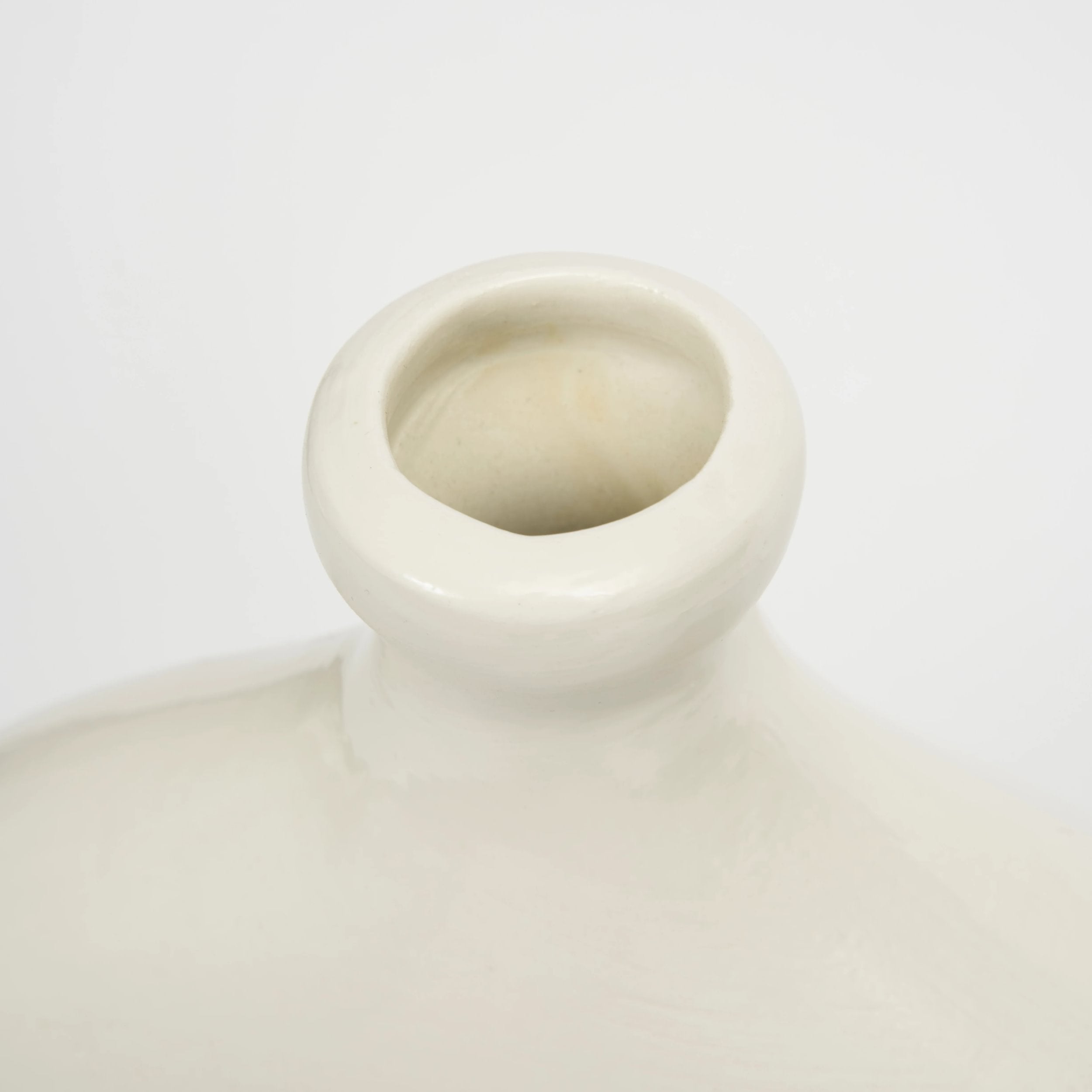 White Oval Bottle