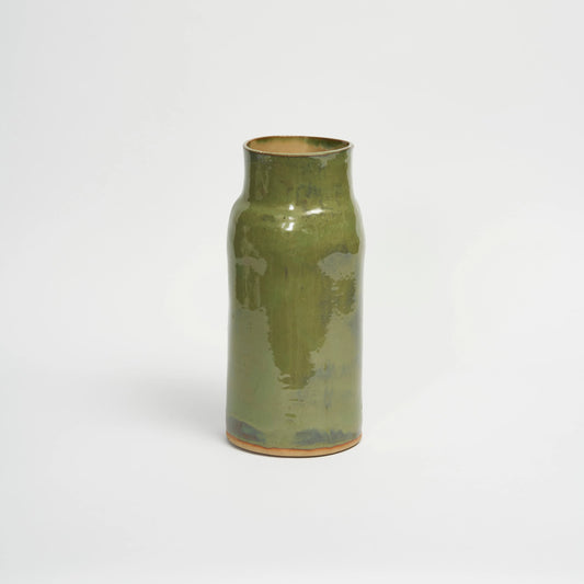 MW. Ceramics Green Vase