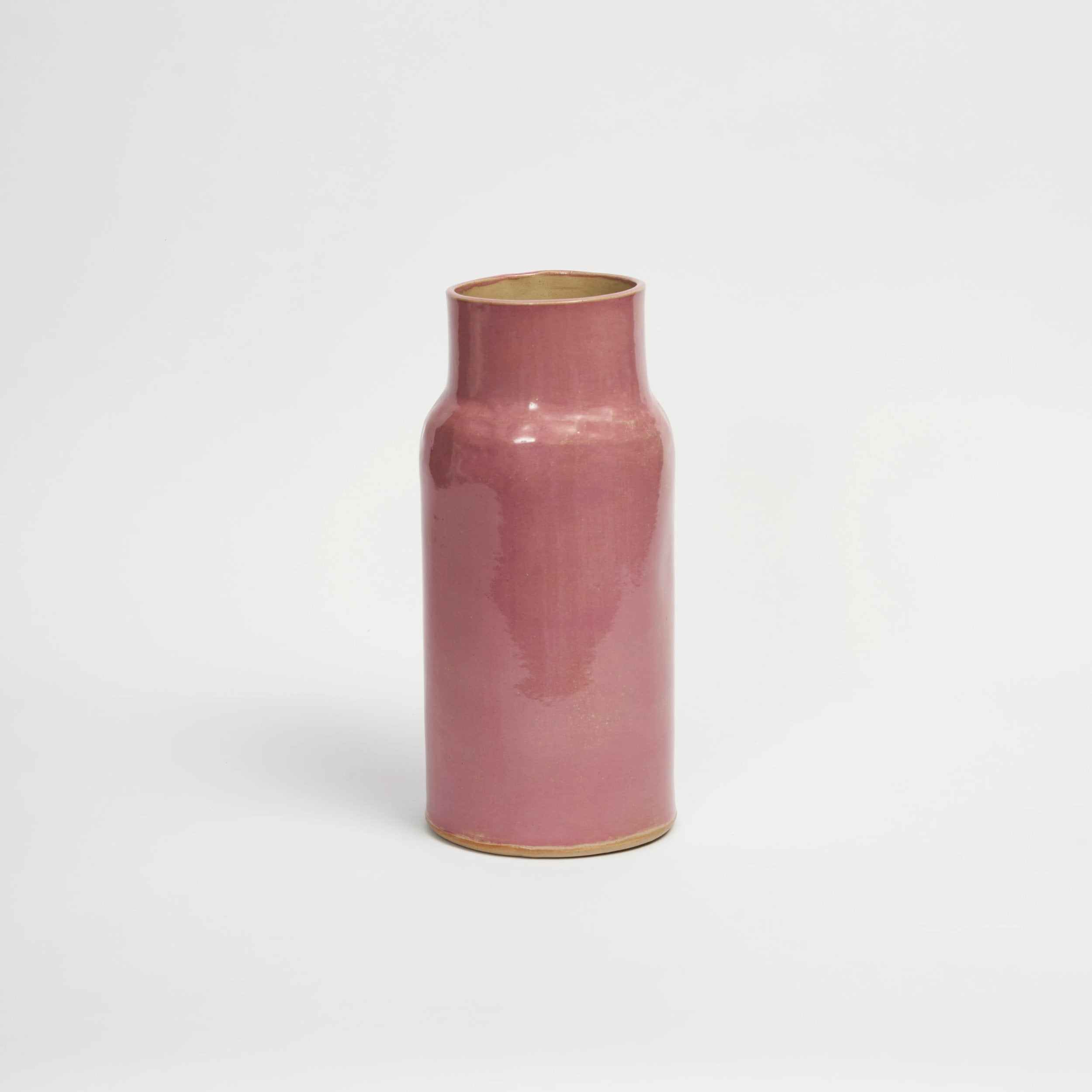 MW. Ceramics Pink Glossy Vase