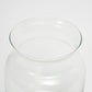 Clear Glass Bell Vase