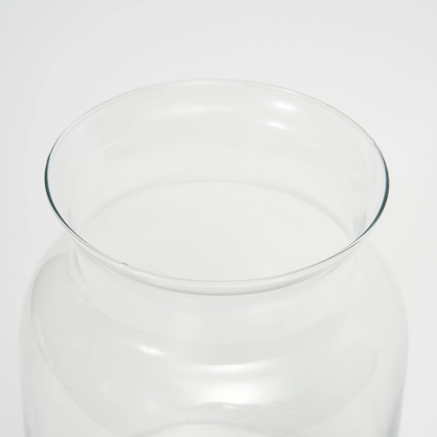 Clear Glass Bell Vase