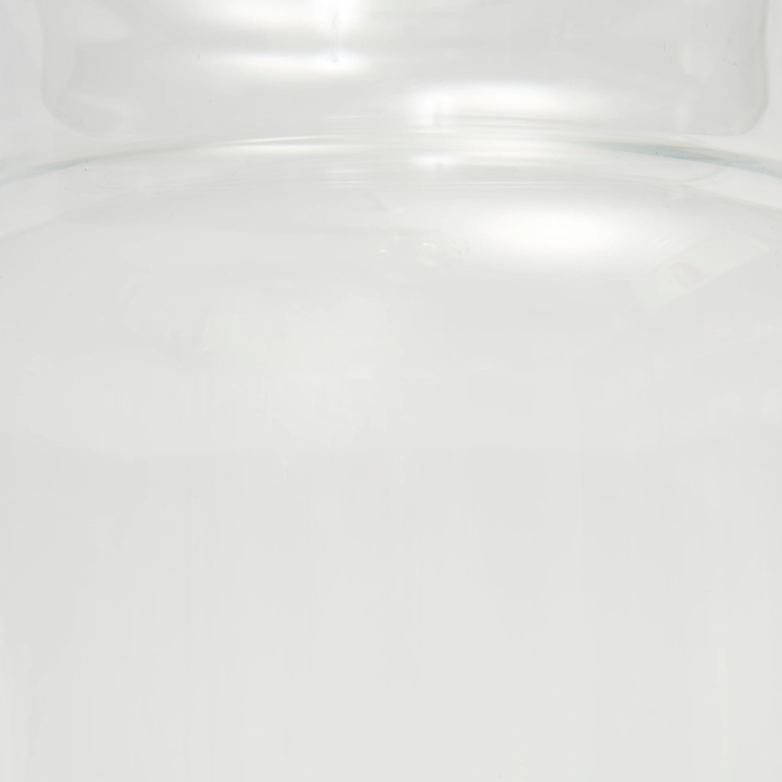 Clear Glass Bell Vase