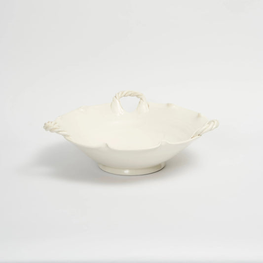 White Shallow Bowl