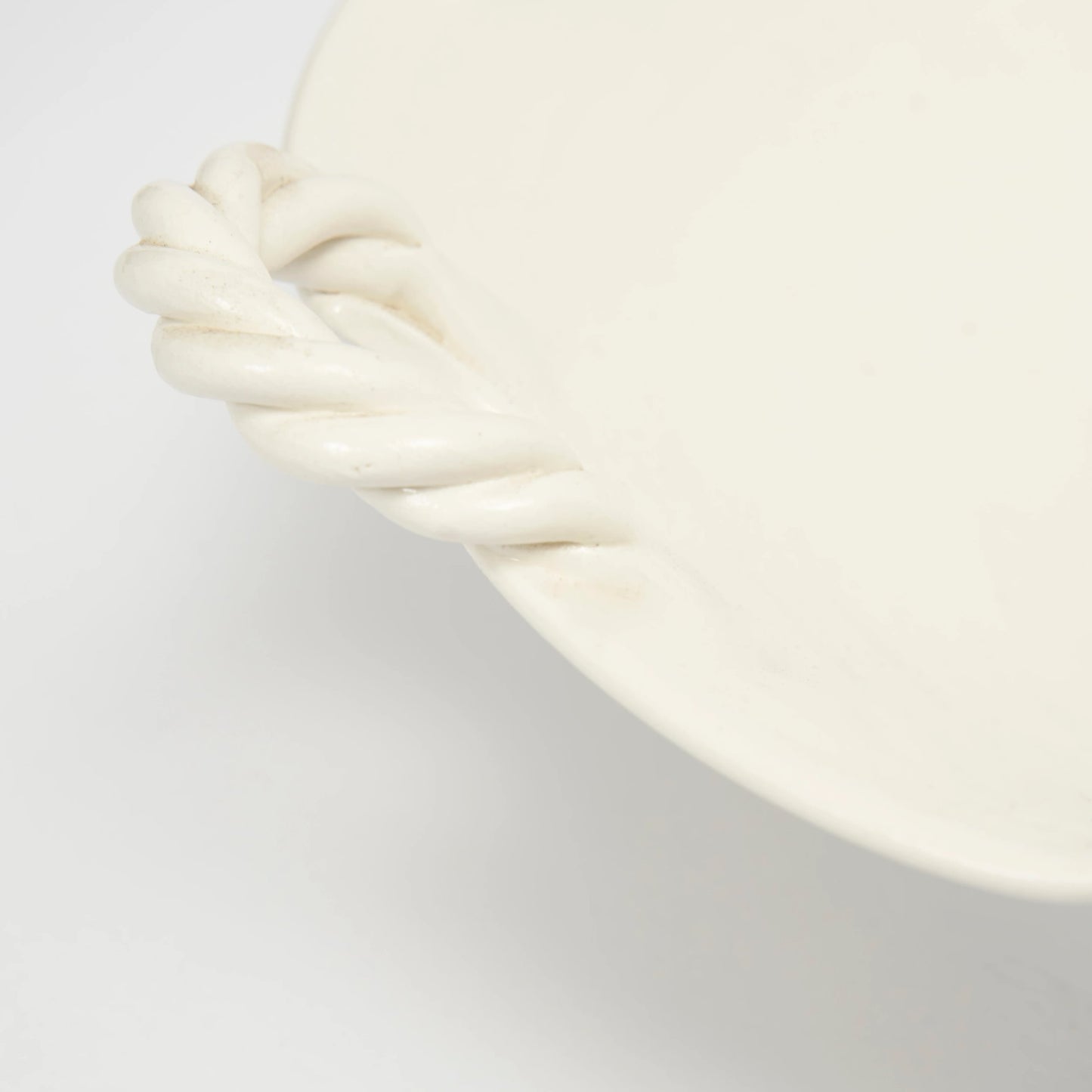 White Shallow Bowl