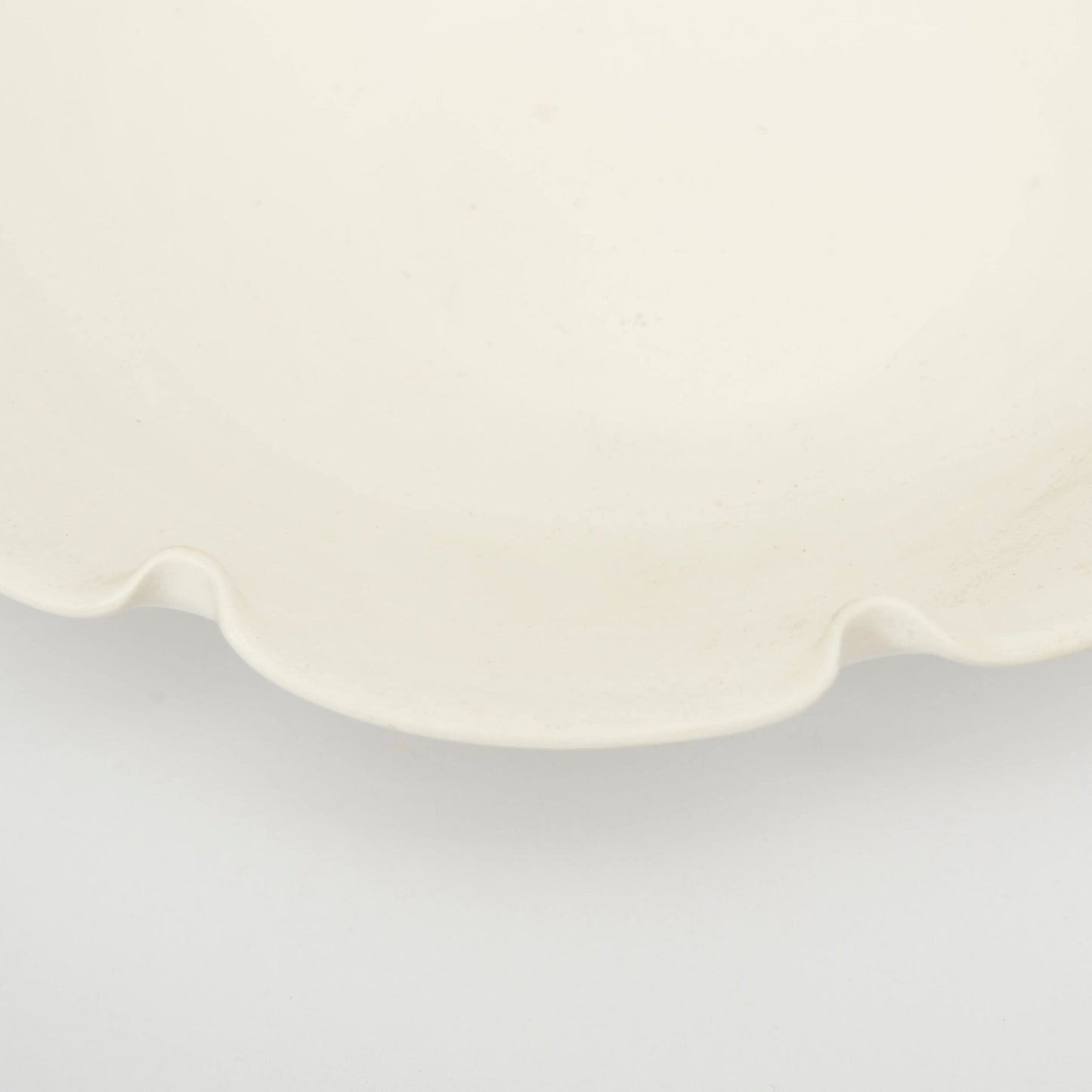 White Shallow Bowl