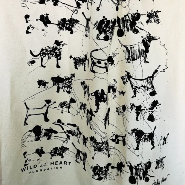 Sally Muir Wild at Heart Foundation Tea Towel