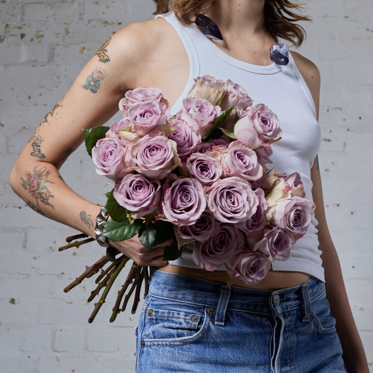 pink roses