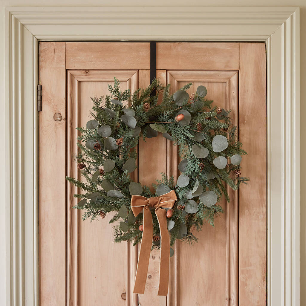 Black Wreath Door Hanger
