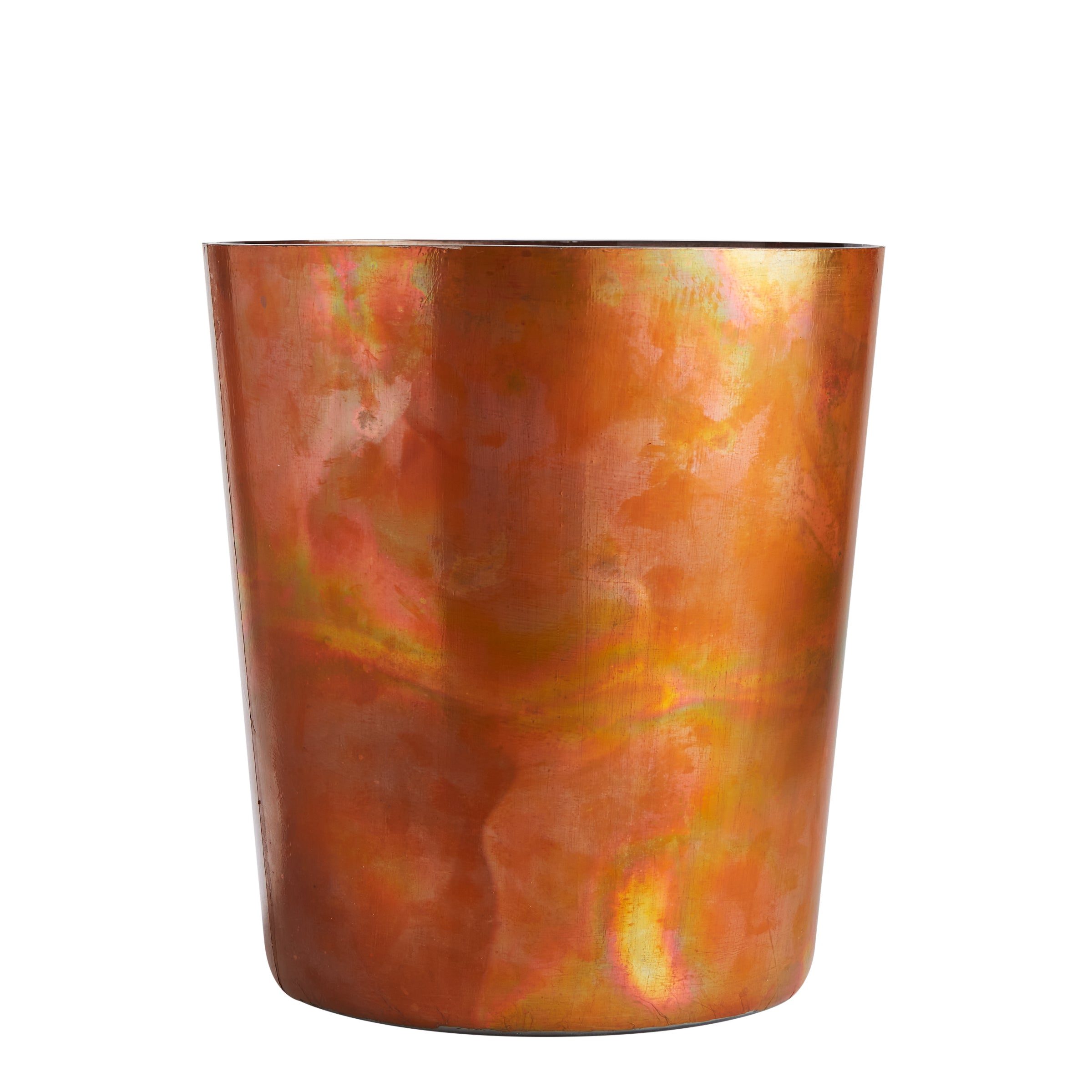 Glass Vase with Copper Sheet - Vase - Wild at Heart - Wild at Heart