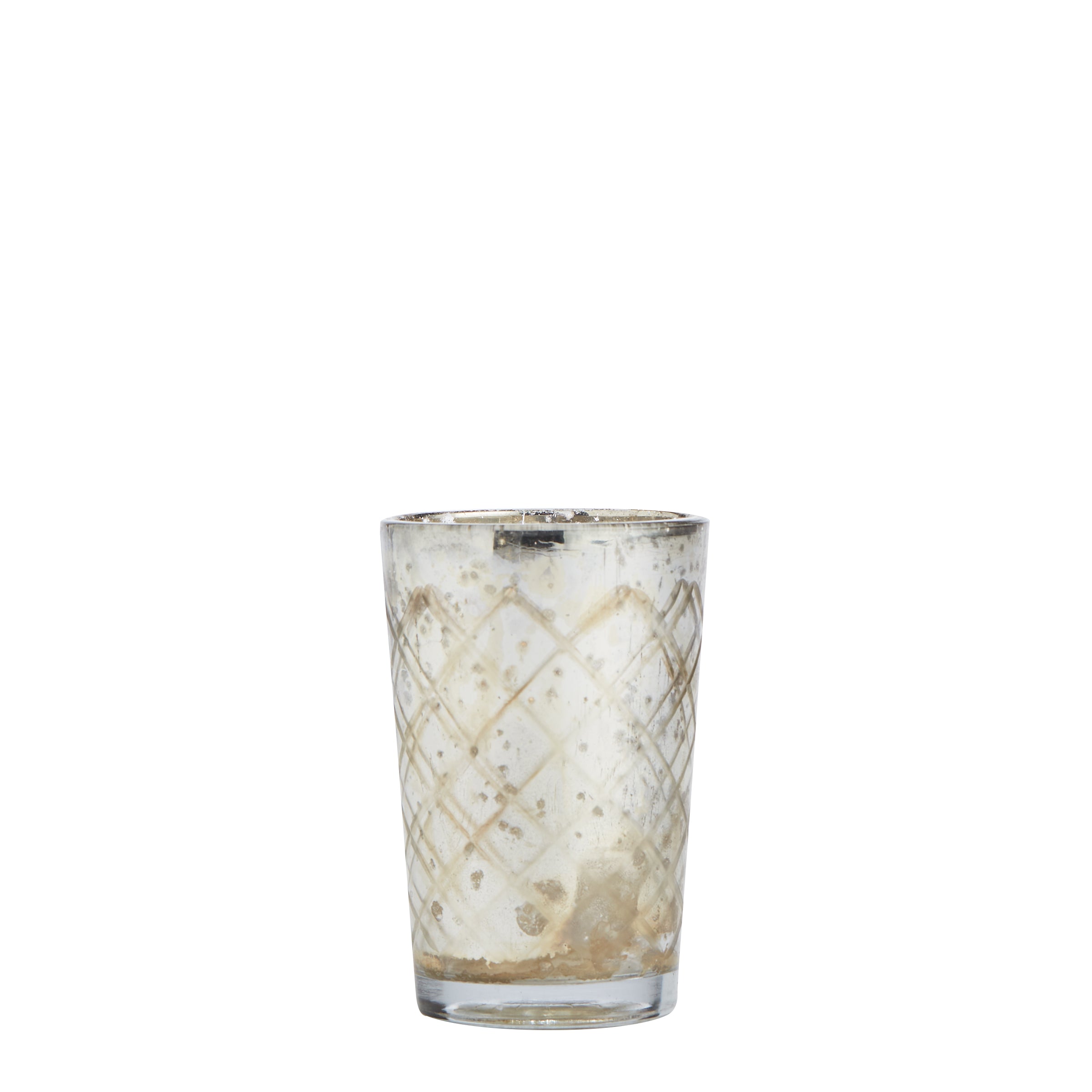 Medium Speckled Silver Tealight - Tealight - Wild at Heart - Wild at Heart