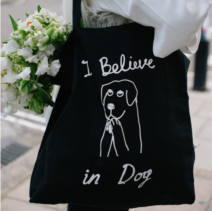 I Believe in Dog Tote Bag