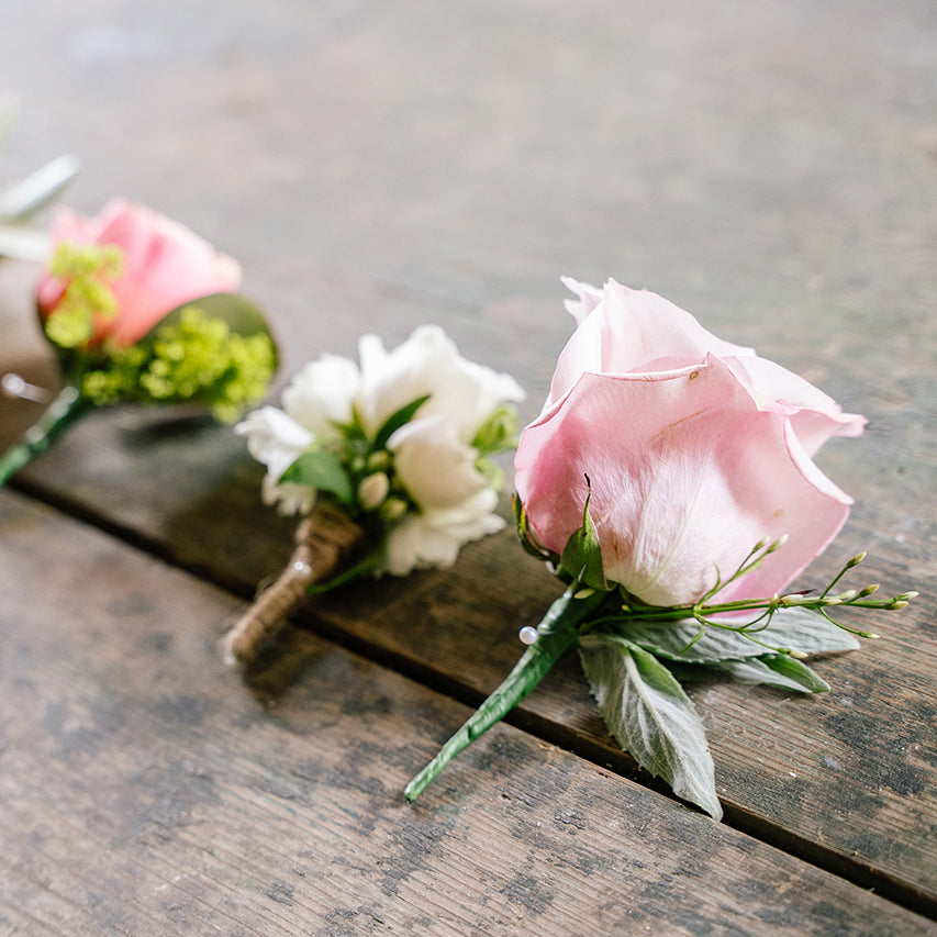 Wedding Buttonhole - Buttonhole - Wild at Heart - Wild at Heart